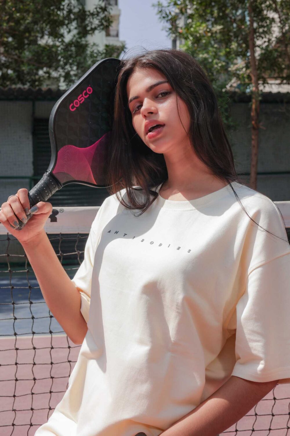 Off White Oversized T-Shirt (Unisex) - Antibodies