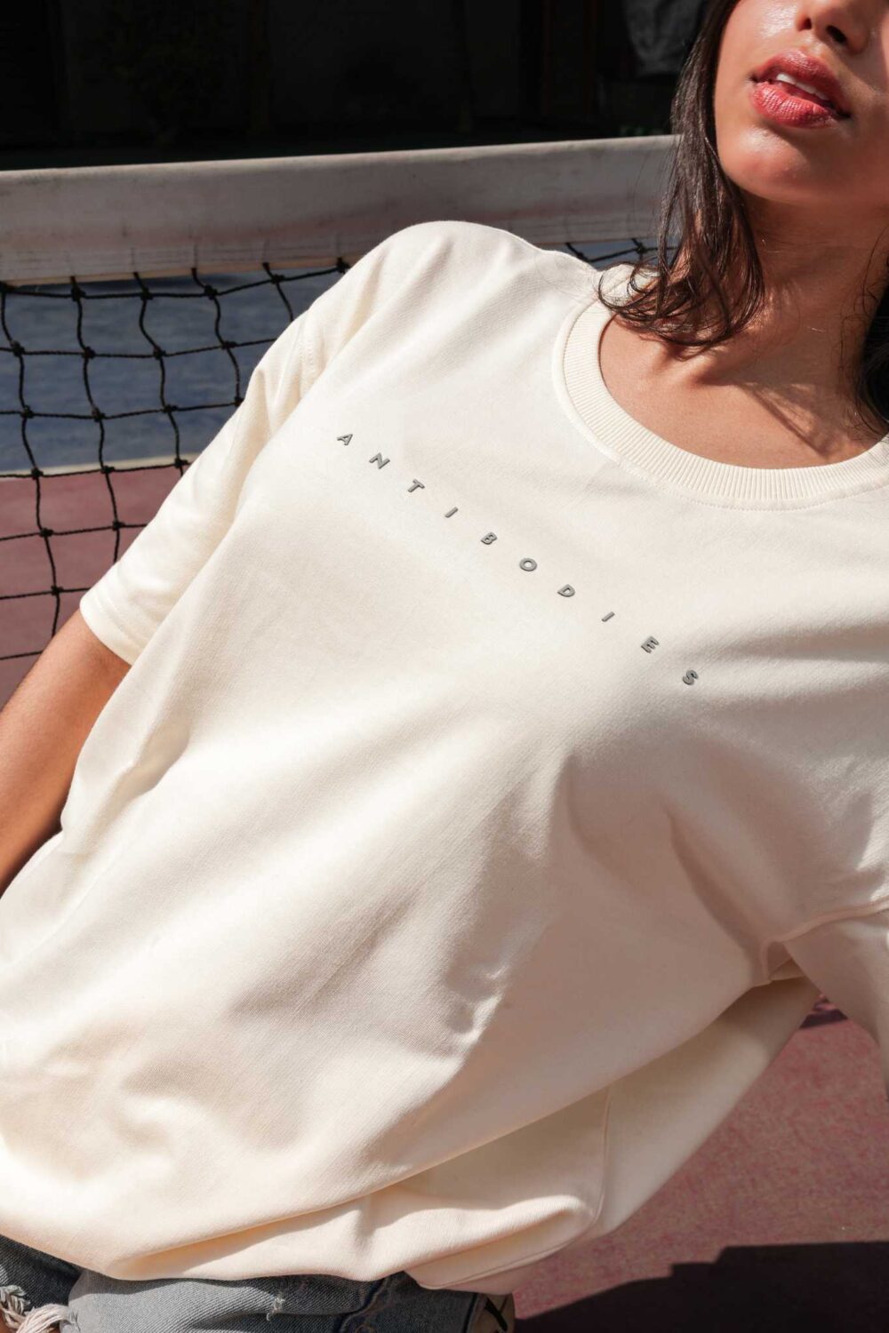 Off White Oversized T-Shirt (Unisex) - Antibodies