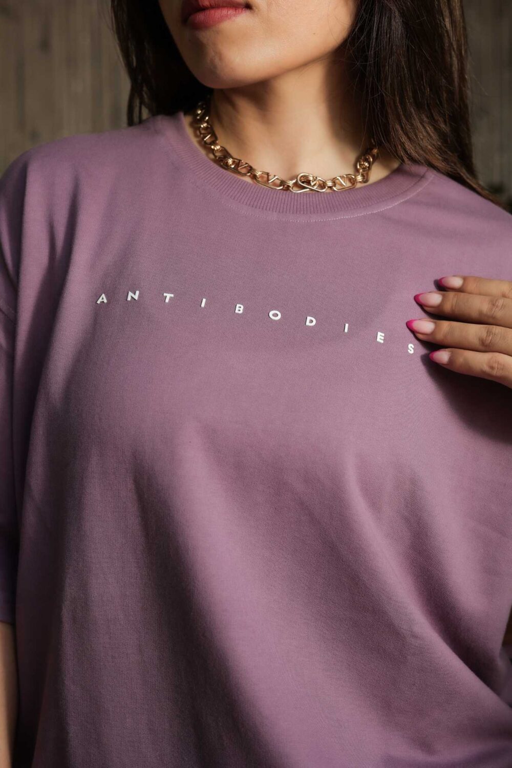 Purple Oversized T-Shirt (Unisex) - Antibodies