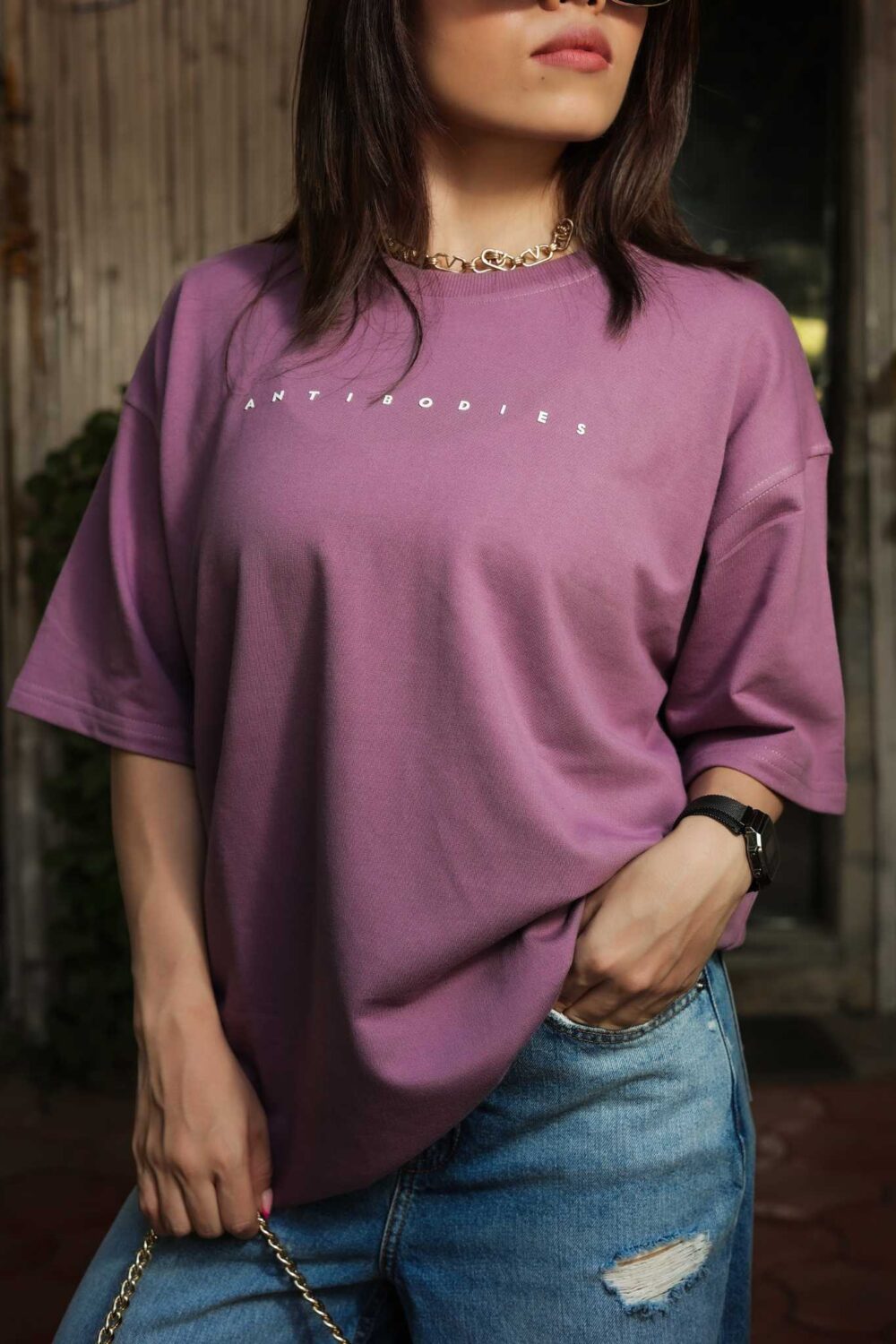 Purple Oversized T-Shirt (Unisex) - Antibodies