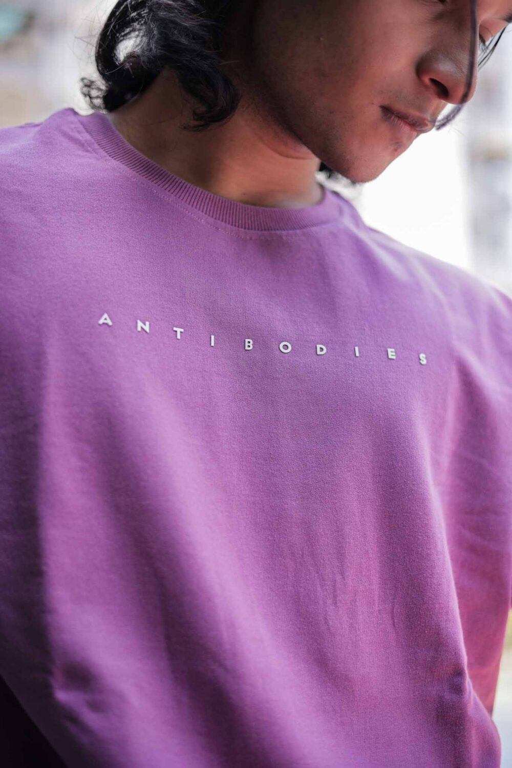 Purple Oversized T-Shirt (Unisex) - Antibodies