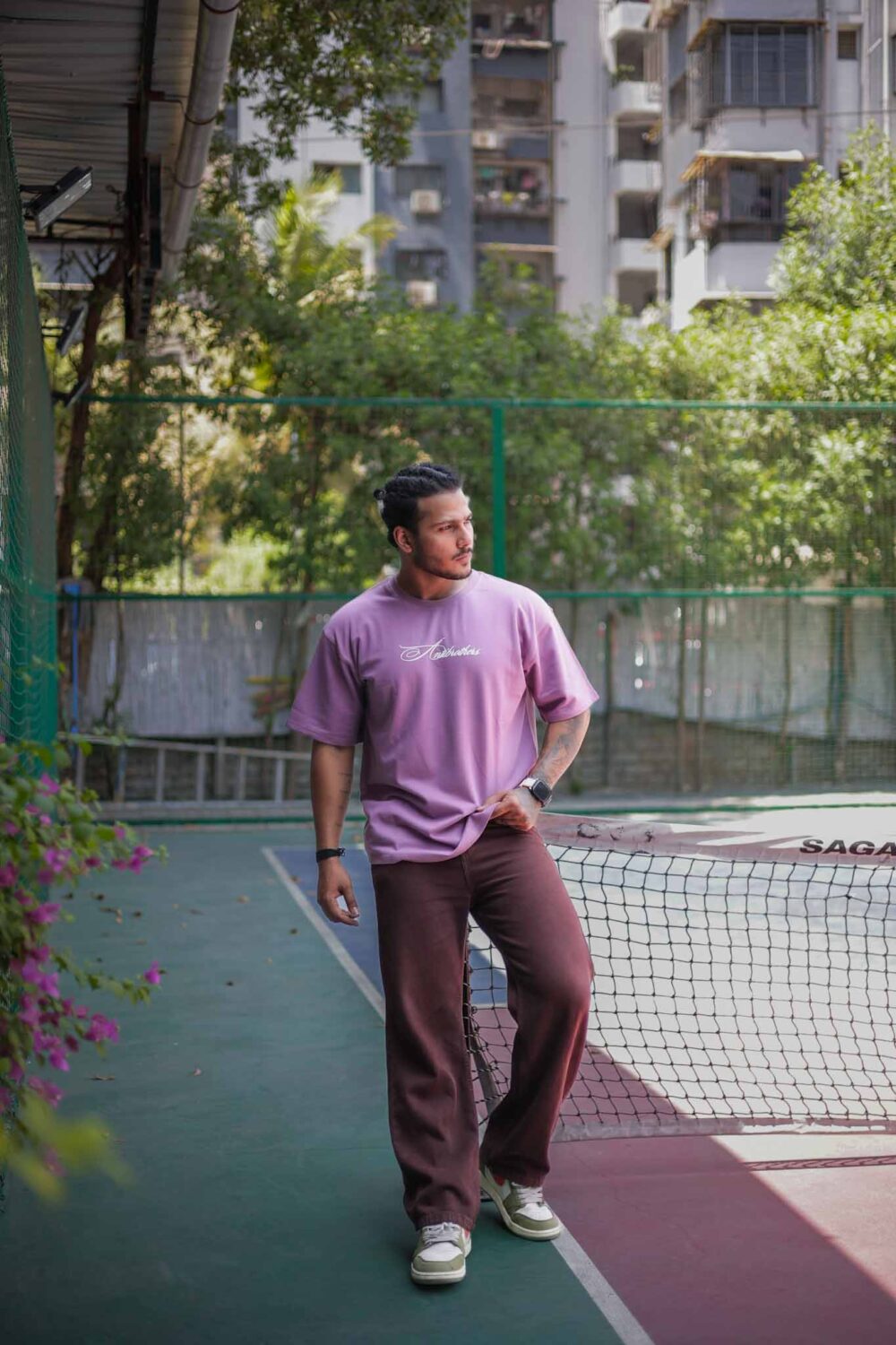 Oversized T Shirt (Unisex) - Purple
