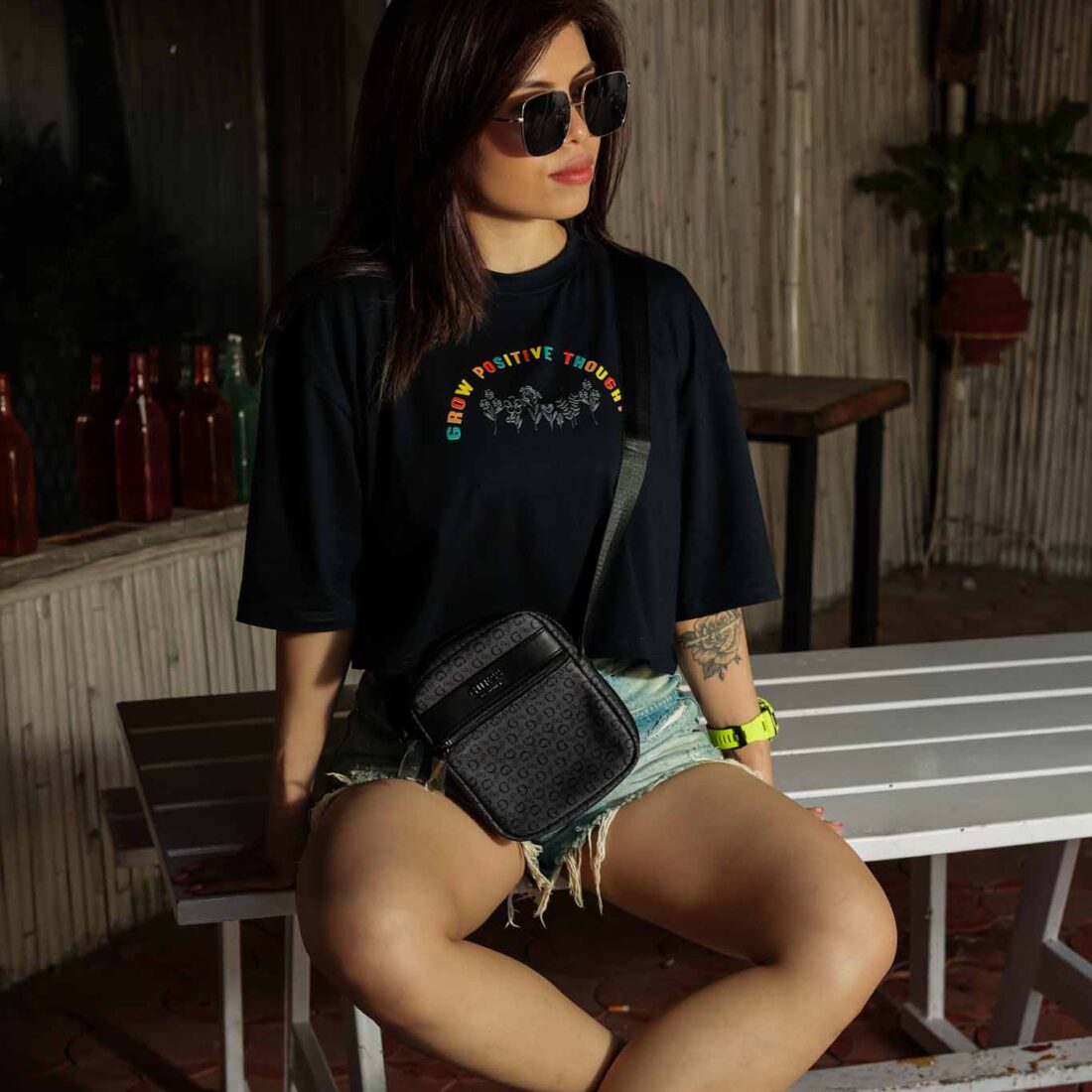 Oversize Crop Top - Antibodies