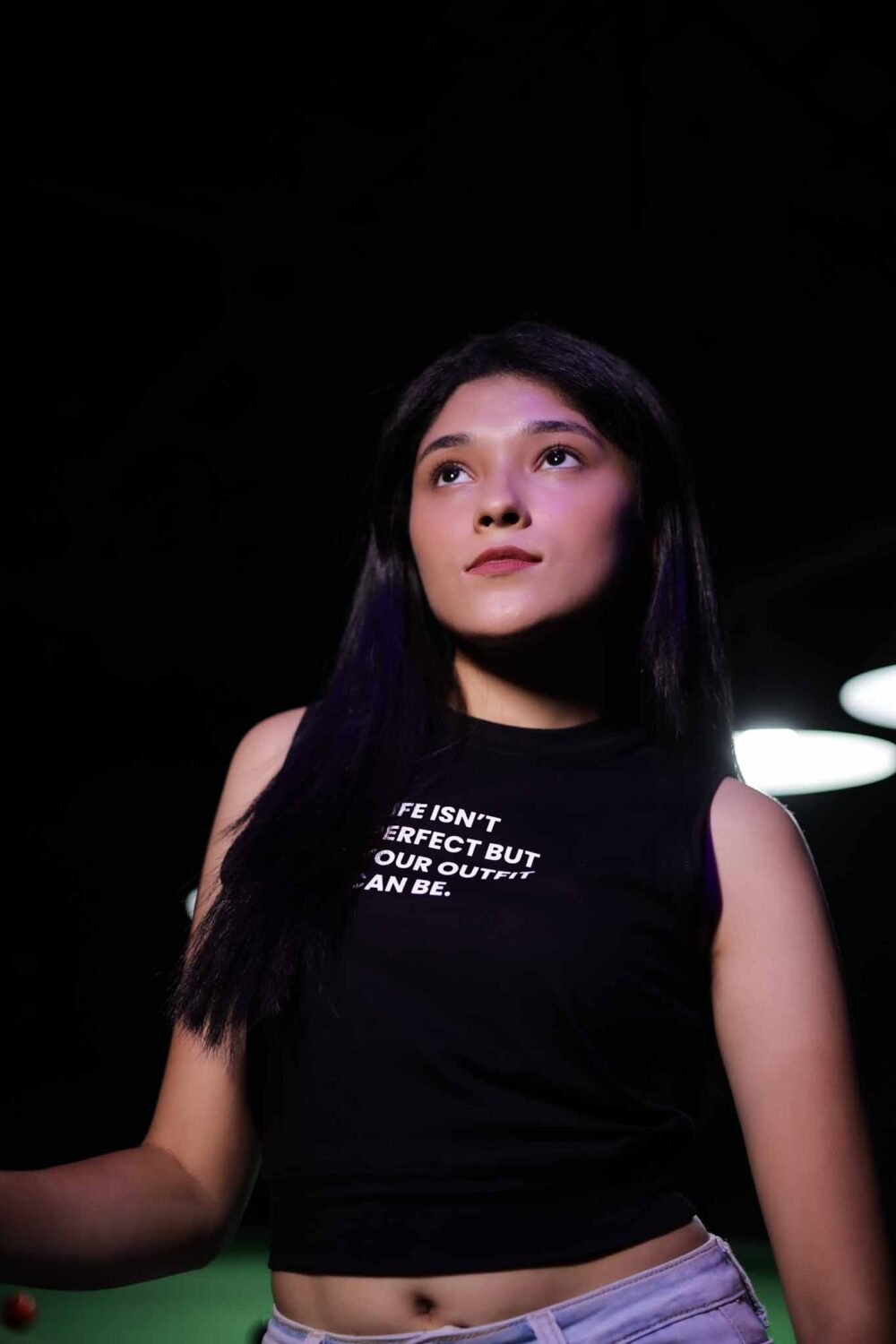Black Sleeveless Crop Top - Antibodies