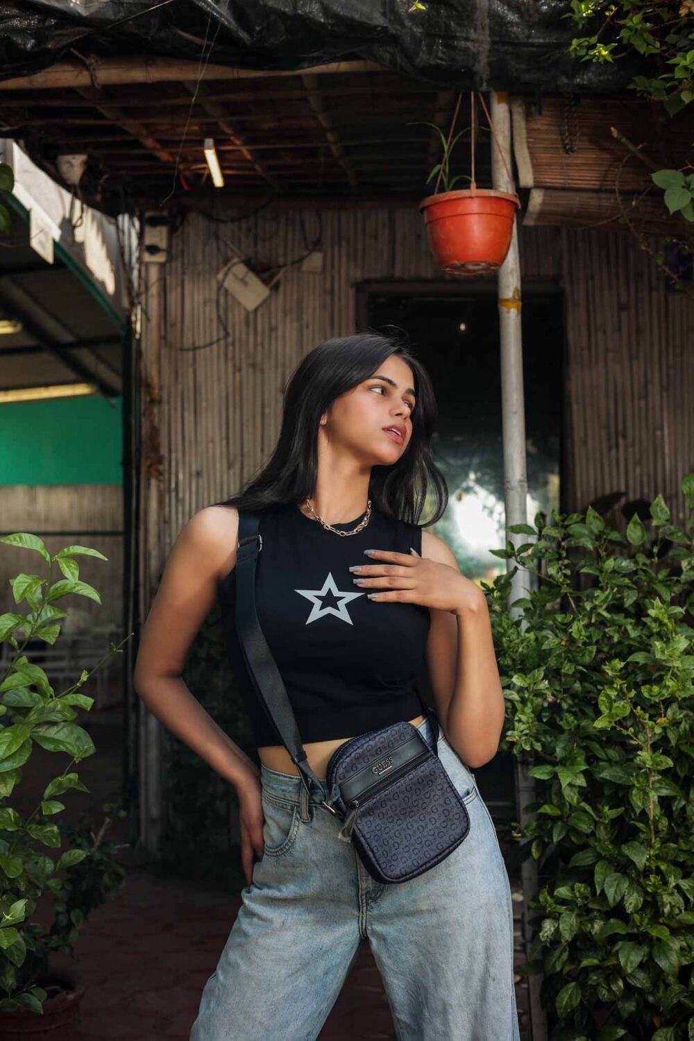 2 Black Sleeveless Crop Top - Antibodies