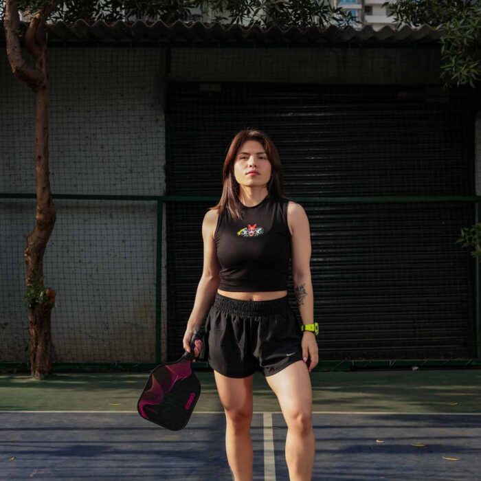 3 Black Sleeveless Crop Top - Antibodies