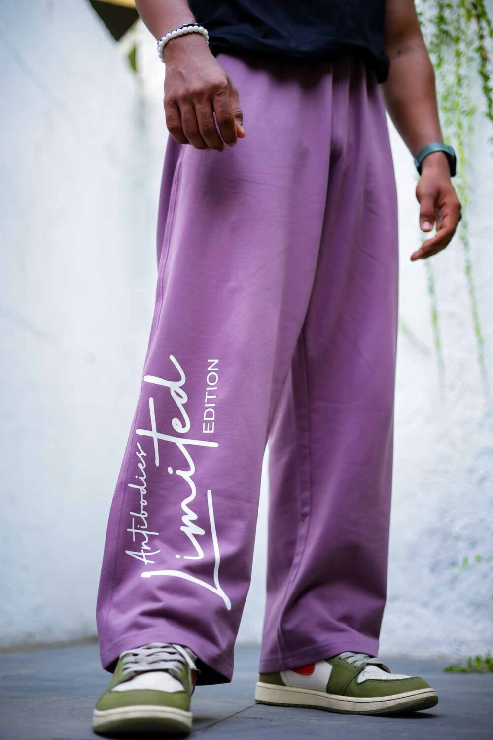 Classic Straight Pant (Unisex) – Purple - Image 3
