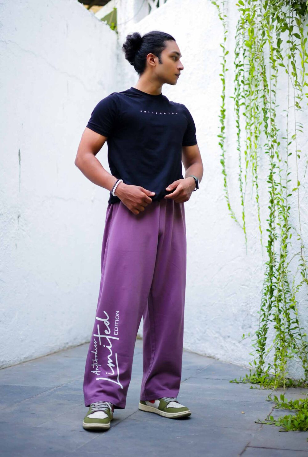 Classic Straight Pant (Unisex) – Purple - Image 5