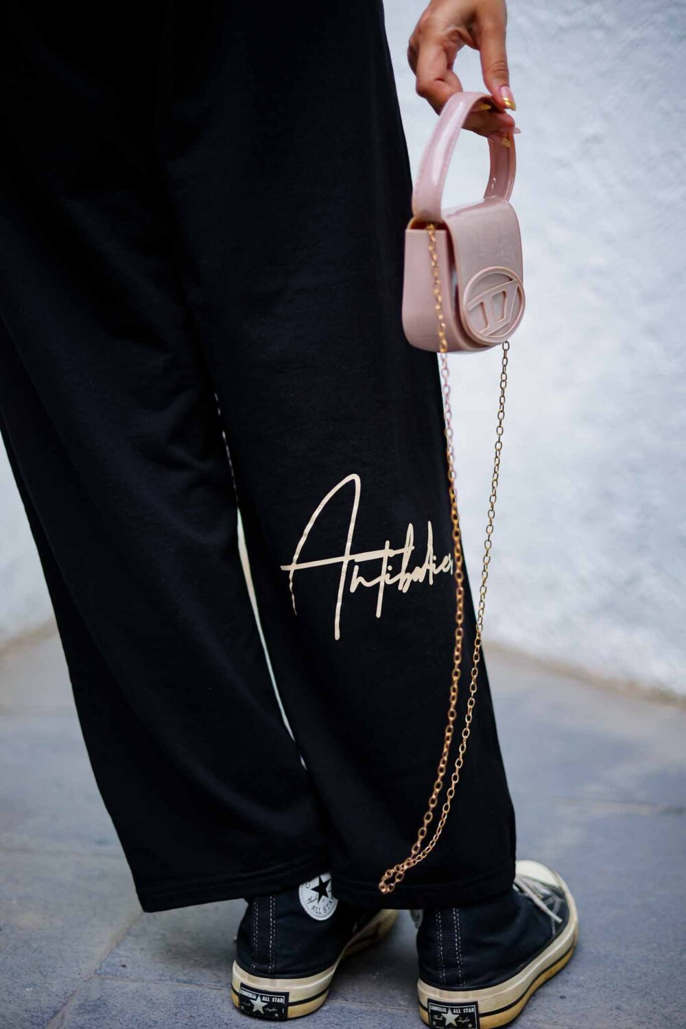 Black Classic Straight Pant - Antibodies