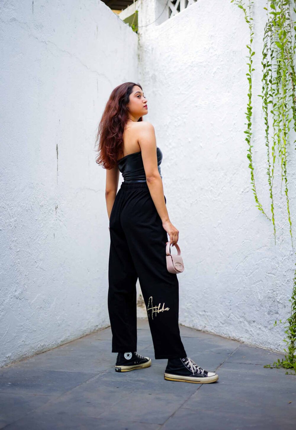 Black Classic Straight Pant - Antibodies