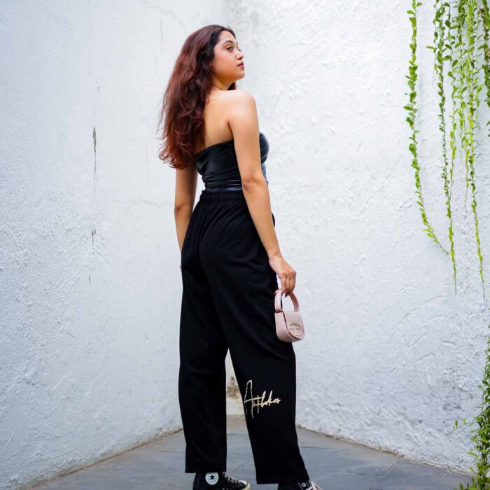Black Classic Straight Pant - Antibodies