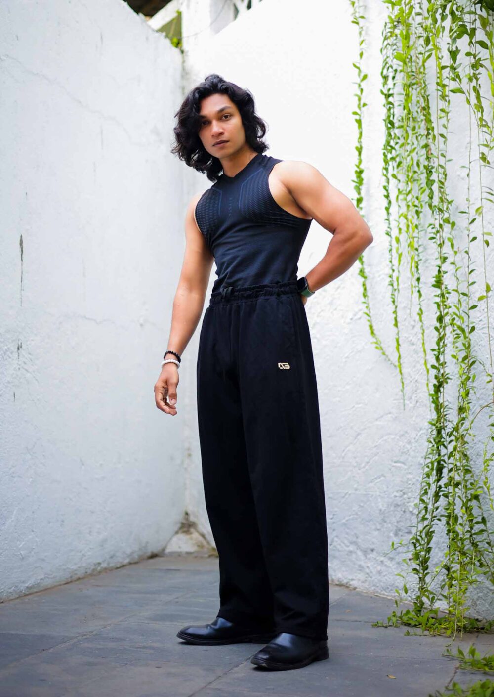 Black Classic Straight Pant - Antibodies
