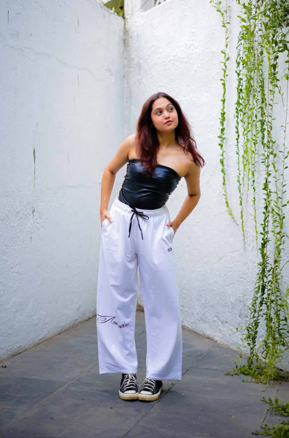 White Classic Straight Pant (Unisex) - Antibodies